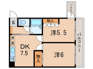 ＢＲＩＤＧＥ　Ⅰの物件間取画像